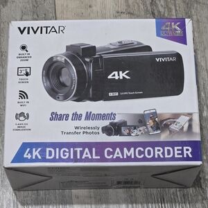 4K Digital Camcorder - Black